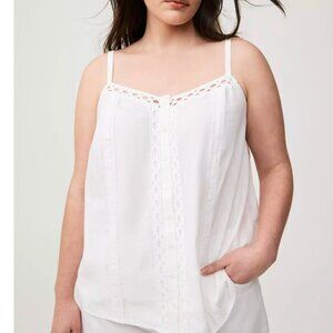 Torrid Sophie Crochet Trim Cami